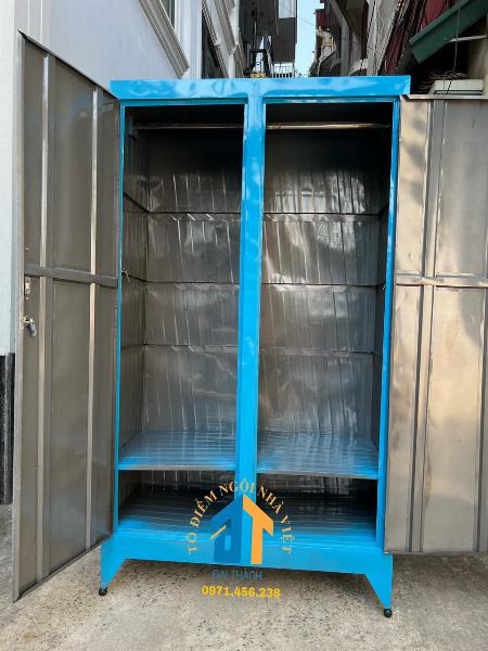 Tủ tôn rộng 95cm cao 1m7 MÀU XANH DƯƠNG
