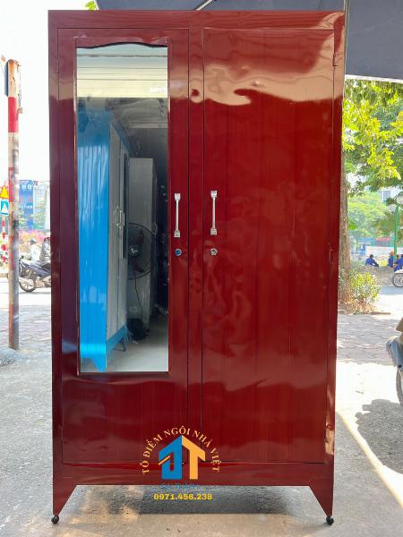 Tủ tôn rộng 95cm cao 1m7 đại thành MÀU ĐỎ GỖ