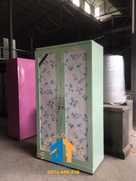 Tủ quần áo hai cửa Rộng:1000 x Sâu: 520 x Cao:1850 mm ( KHÔNG KÍNH )