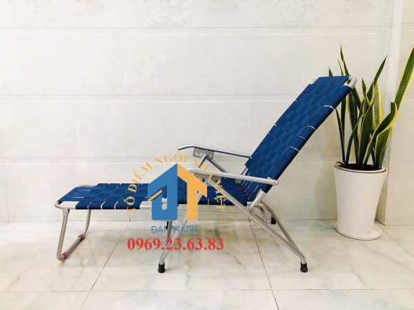 Ghế bố xếp dây dù khung sắt Đại Thành
